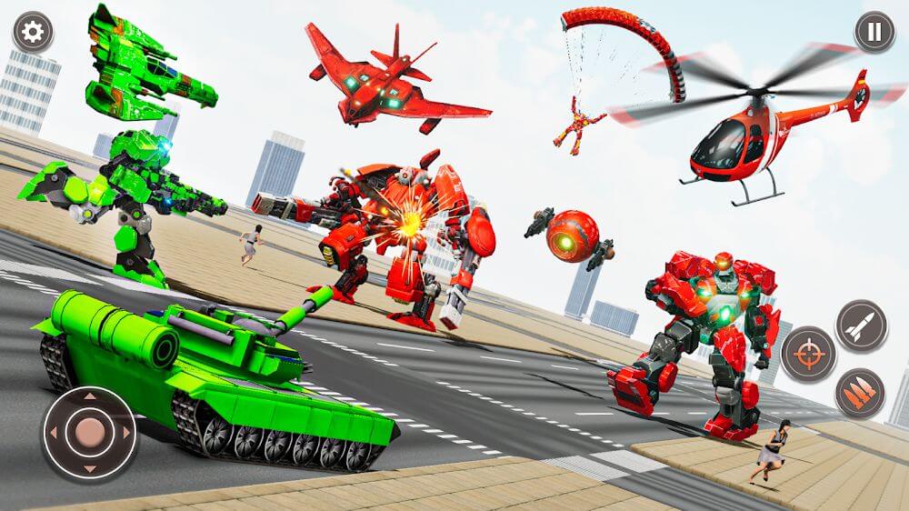 Tank Robot Showdown Robot Game v2.4.3 MOD APK (God Mode)