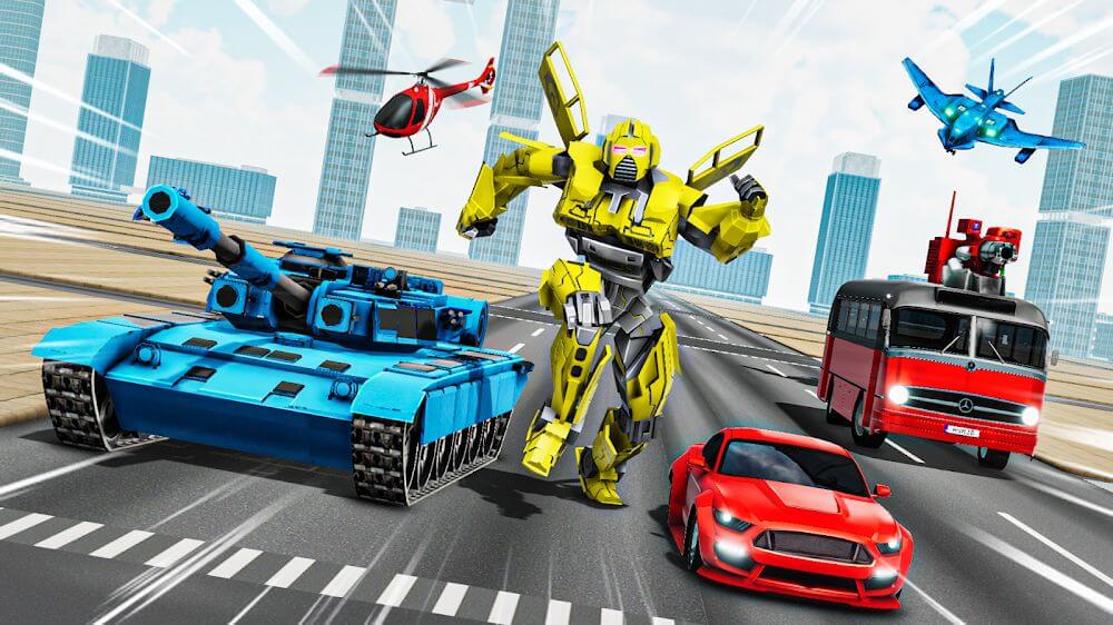 Tank Robot Showdown Robot Game v2.4.3 MOD APK (God Mode)