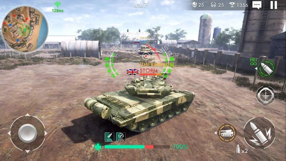 Tank Warfare v1.1.13 MOD APK (Show Enemies Radar)