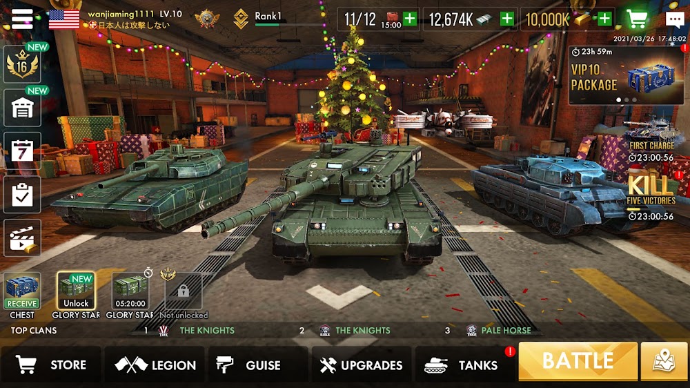 Tank Warfare v1.1.16 MOD APK (Show Enemies Radar)