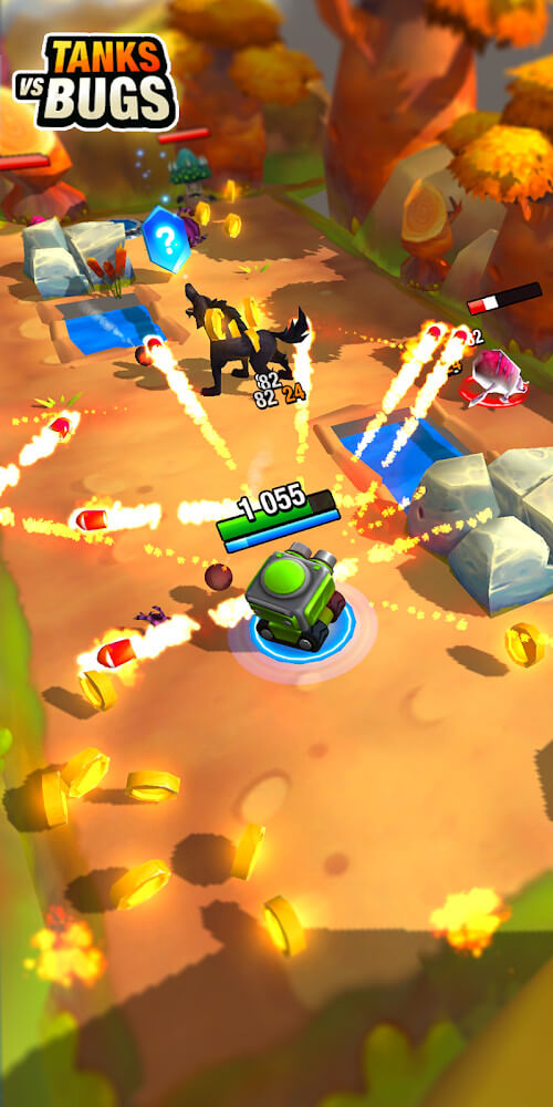 Tanks vs Bugs v1.2.5 MOD APK (High Damage, Health)