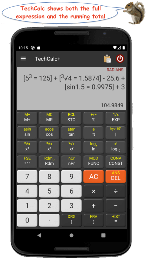 TechCalc+ Calculator v5.1.5 APK (Full Paid)