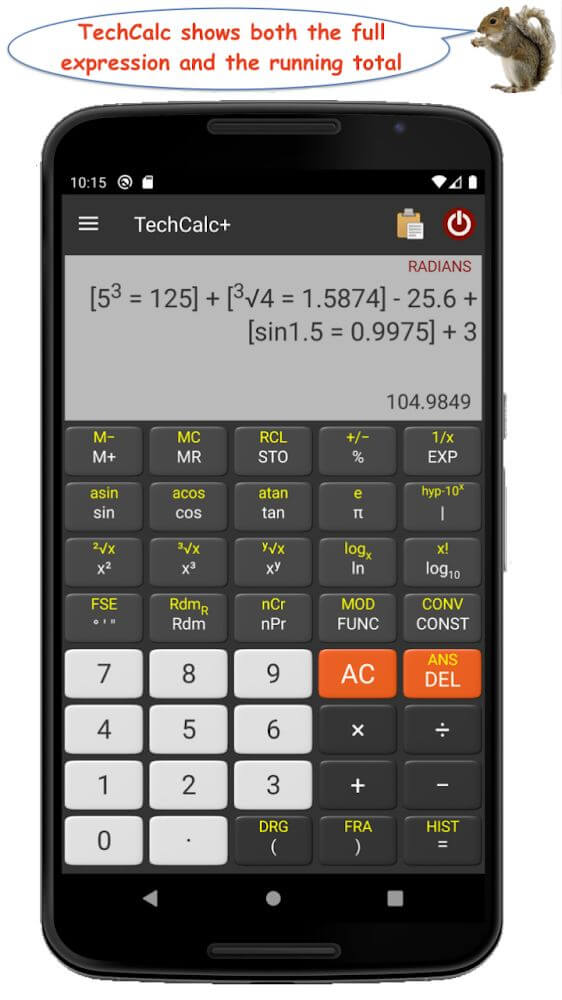 TechCalc+ Scientific Calculator v5.1.5 APK (Full Paid)