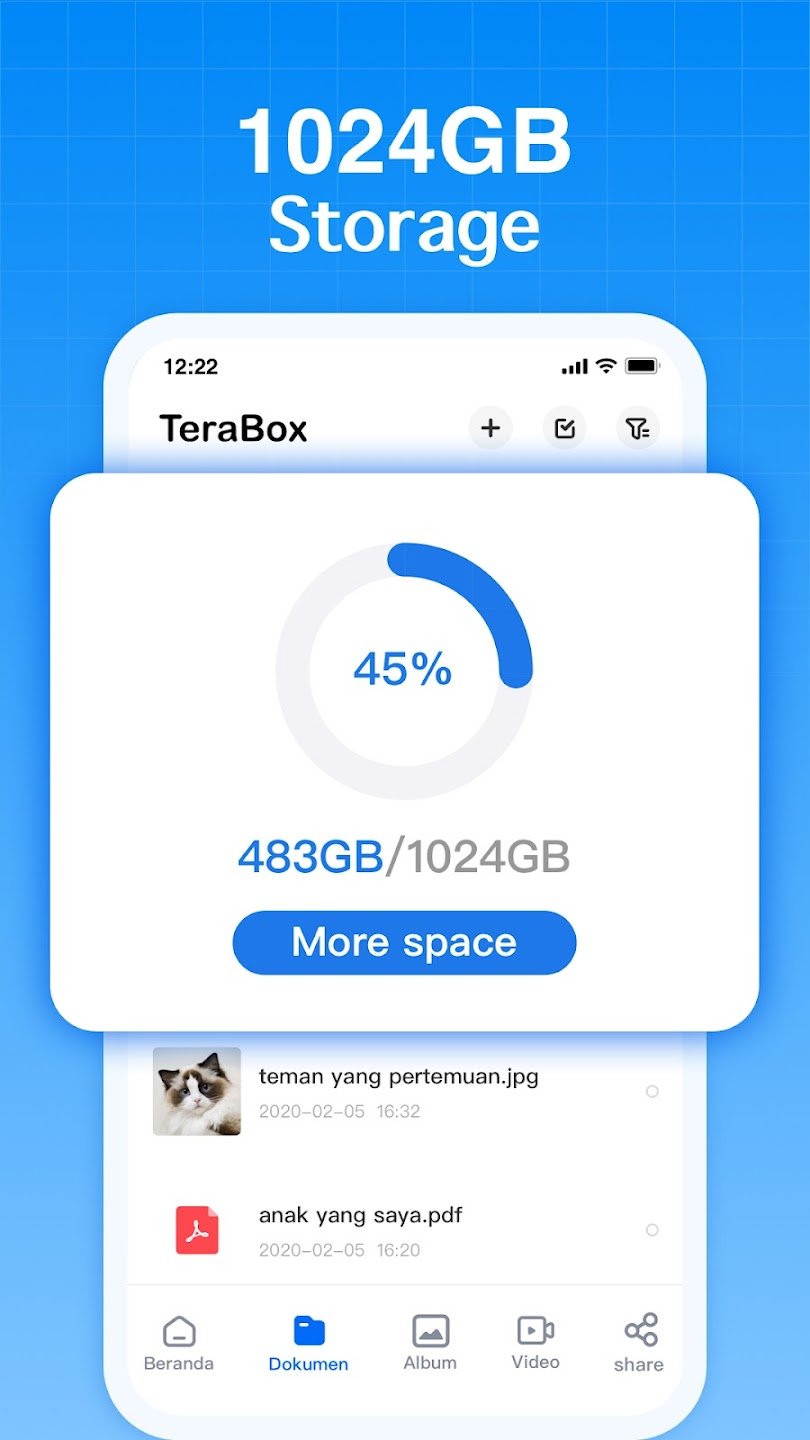 Terabox MOD APK 3.9.6 (Premium Unlocked)