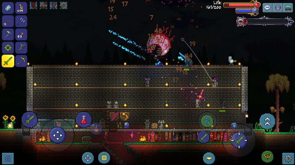 Terraria v1.4.4.9.5 MOD APK (High Damage, God Mode)