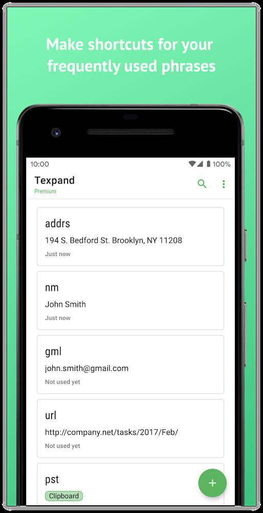 Texpand: Text Expander v2.0.6 APK + MOD (Premium Unlocked)