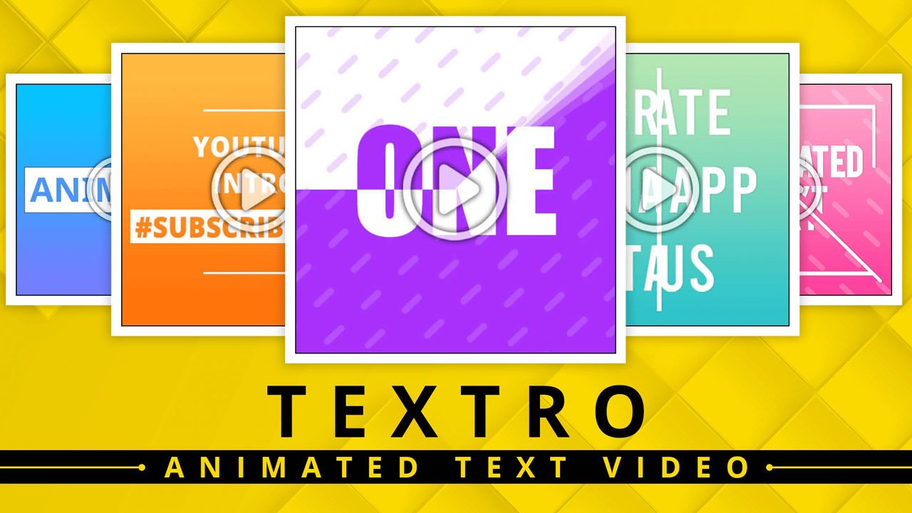 Textro: Animated Text Video MOD APK 1.3 (Pro Unlocked)