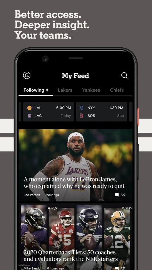 The Athletic v13.57.0 MOD APK (Premium Subscribed)