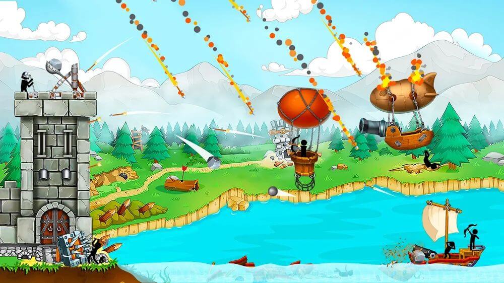 The Catapult: Castle Clash with Stickman Pirates v1.6.8 MOD APK (Unlimited Money)