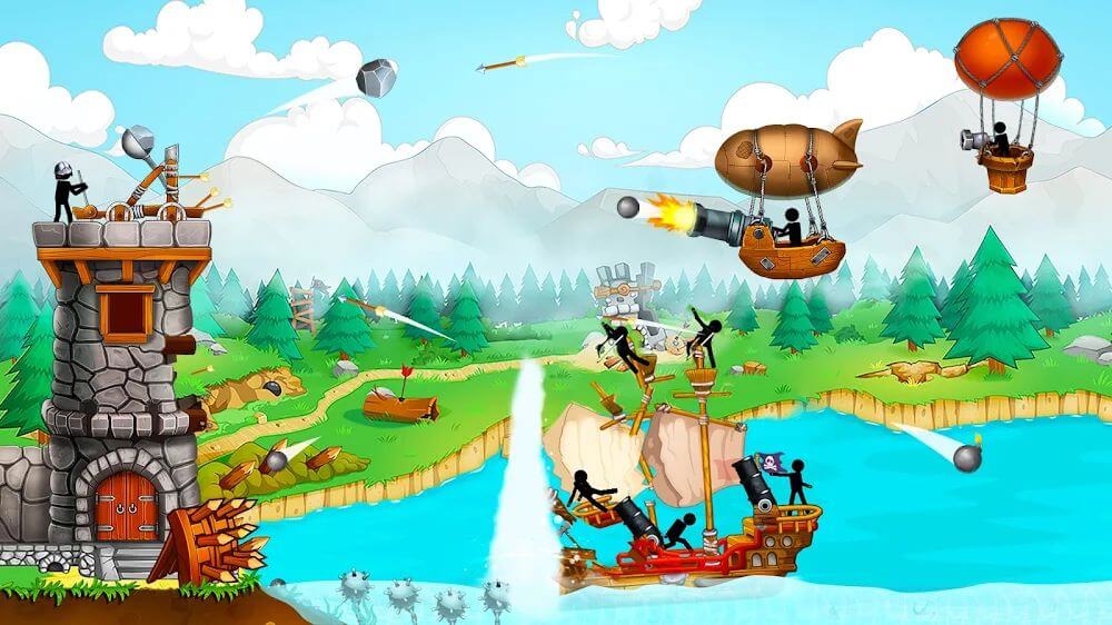 The Catapult: Castle Clash with Stickman Pirates v1.6.8 MOD APK (Unlimited Money)