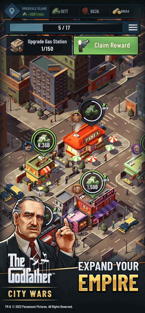 The Godfather: City Wars v1.11.1 MOD APK (Unlimited Money)