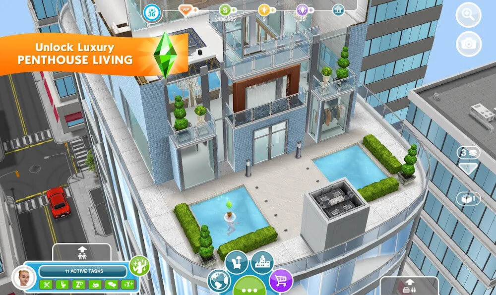 The Sims FreePlay v5.86.1 MOD APK (Unlimited Money/LP)