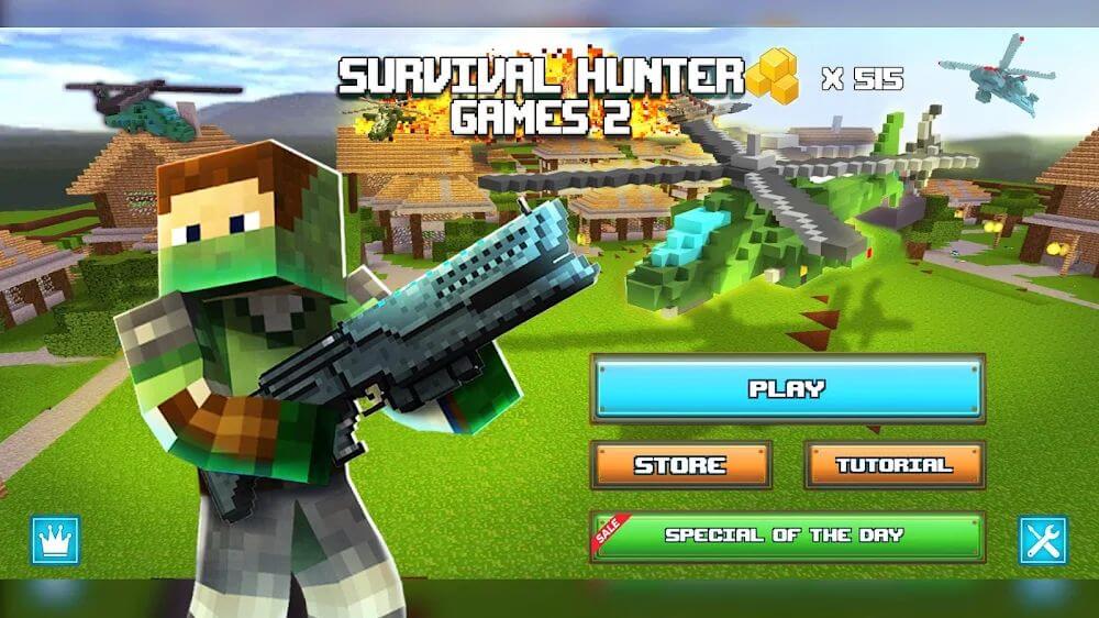 The Survival Hunter Games 2 v1.189 MOD APK (God Mode, Enemy Freeze)