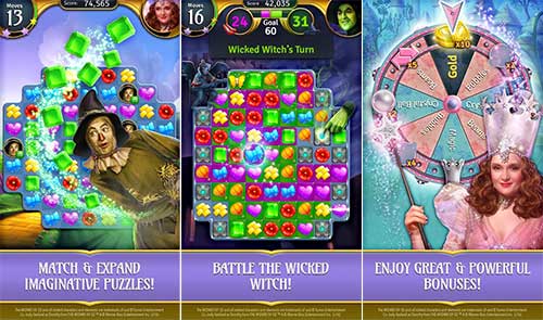 The Wizard of Oz Magic Match 1.0.5355 Apk + Mod (Lives/Boosters) Android