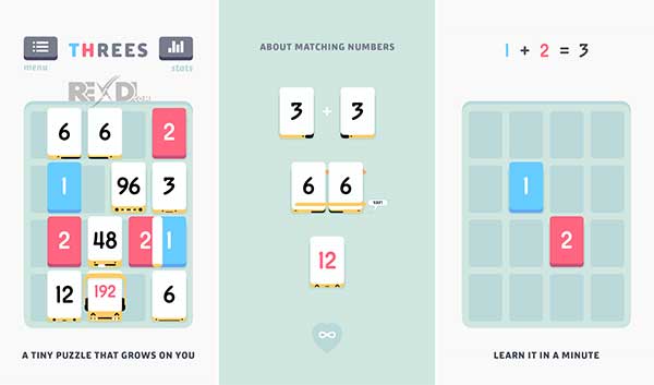 Threes! 1.3.6 Apk Puzzle Game for Android
