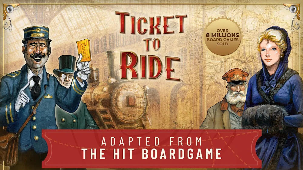 Ticket to Ride v2.7.11 APK + MOD (Full Game Unlocked)