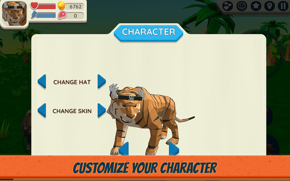 Tiger Simulator 3D v1.056 MOD APK (Unlimited Food, Coins)