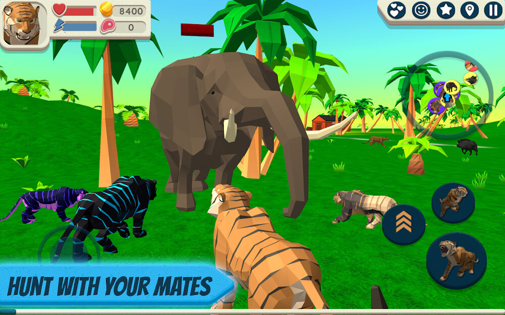 Tiger Simulator 3D v1.056 MOD APK (Unlimited Food, Coins)