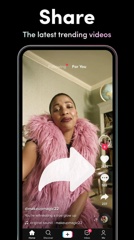 TikTok v36.2.5 MOD APK (No Watermark/All-Region Unlocked)