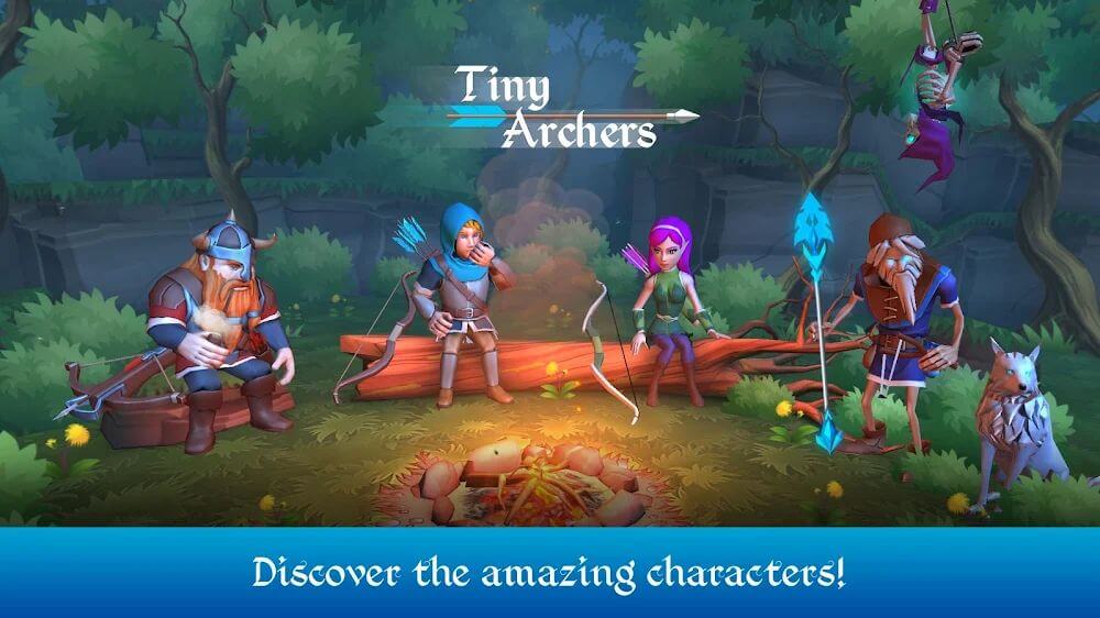 Tiny Archers v1.41.25.00300 MOD APK (Unlimited Money/No ADS)