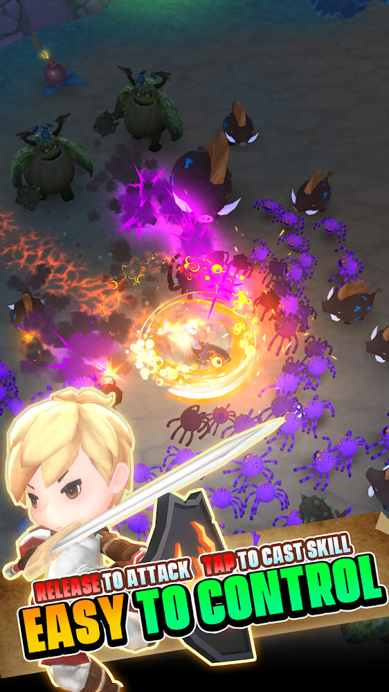 Tiny Fantasy v0.404 MOD APK (Damage, Dumb Enemy, Gold Drop)