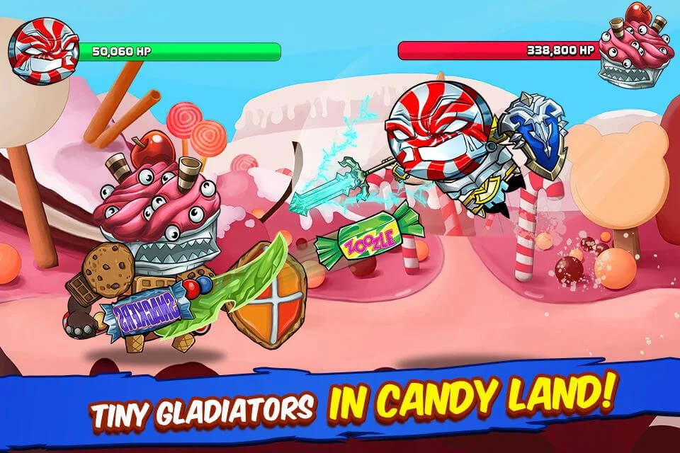 Tiny Gladiators v2.4.4 MOD APK (Unlimited Money/God Mode)