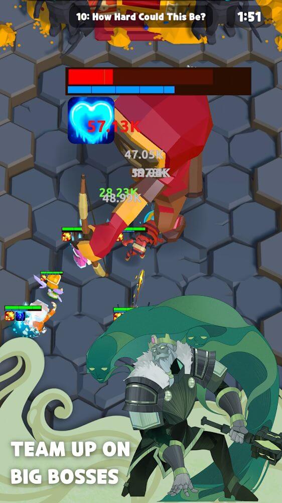 Tiny Titans - AFK Auto Battles v1.1.10 MOD APK (Speed Map)