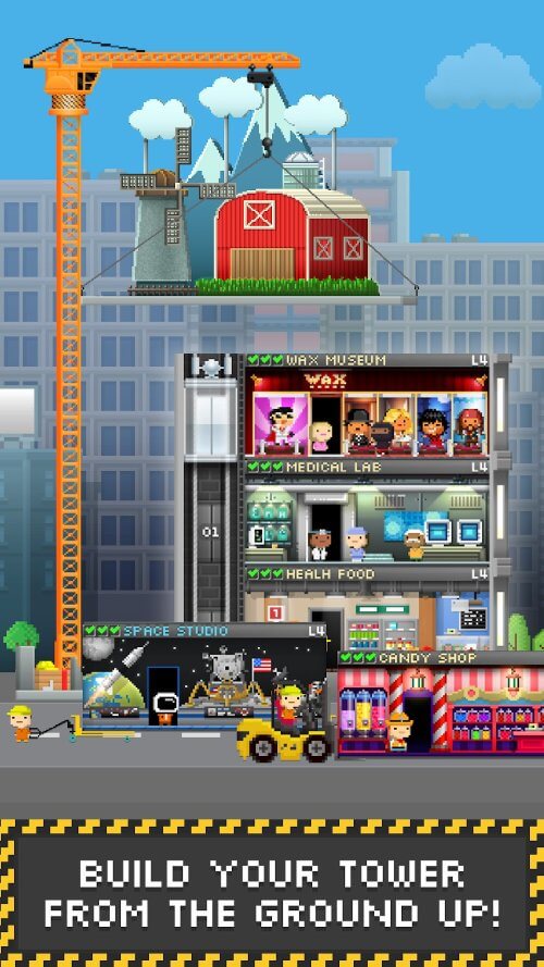 Tiny Tower v5.7.0 MOD APK (Unlimited Bux, Vip Enabled)