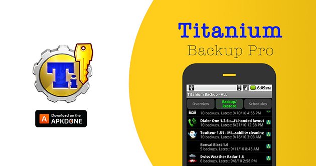 Titanium Backup MOD APK 8.4.0.2 (Pro Unlocked)