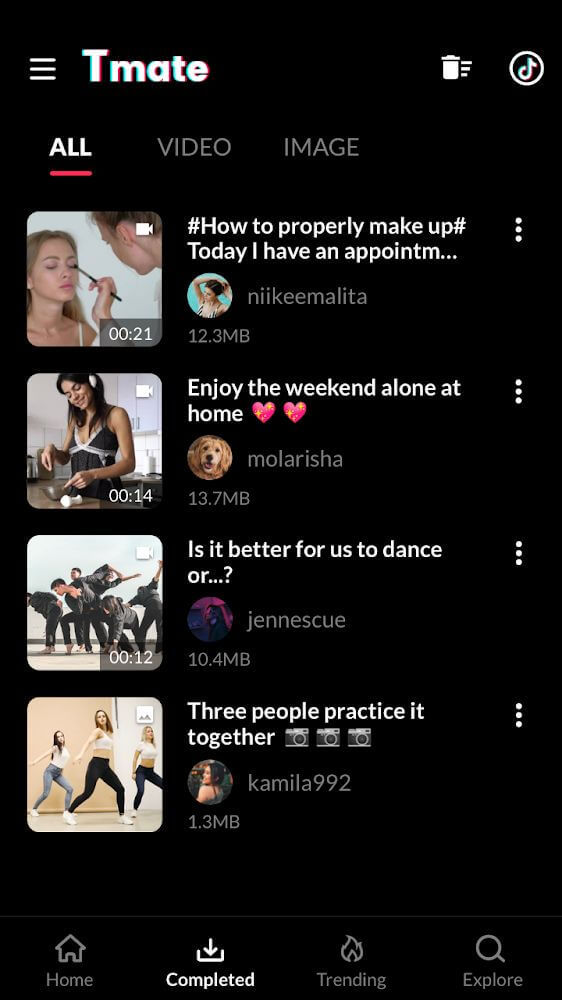 Tmate - TikTok Downloader v1.3.6 APK + MOD (AD Removed)