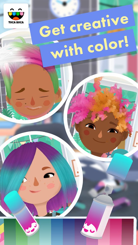 Toca Hair Salon 3 v2.0-play APK (Paid) Download for Android