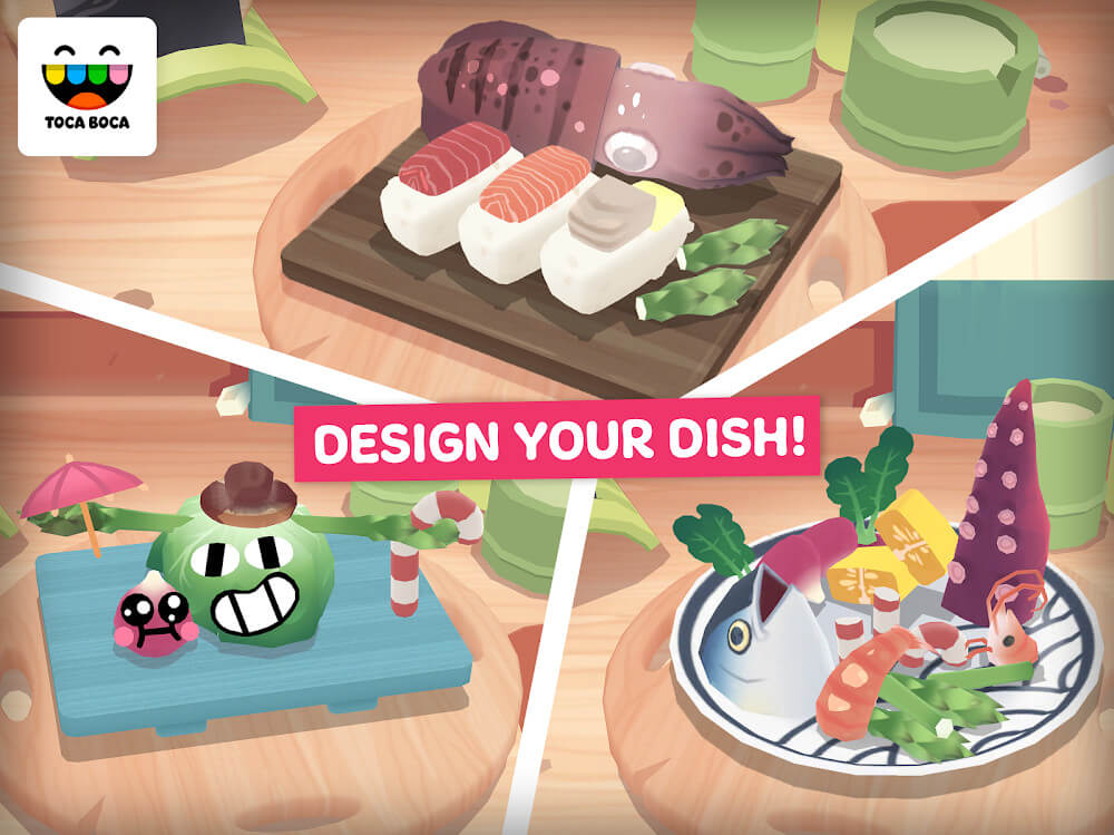 Toca Kitchen Sushi Restaurant v2.2-play APK (Full Game)