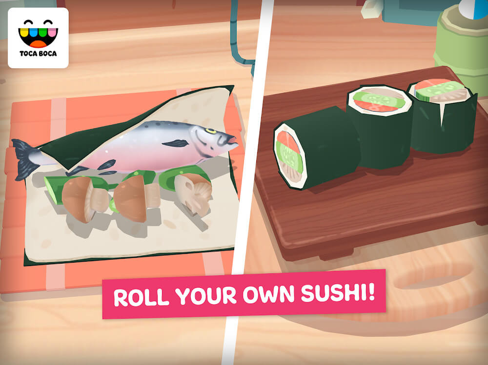 Toca Kitchen Sushi Restaurant v2.2-play APK (Full Game)