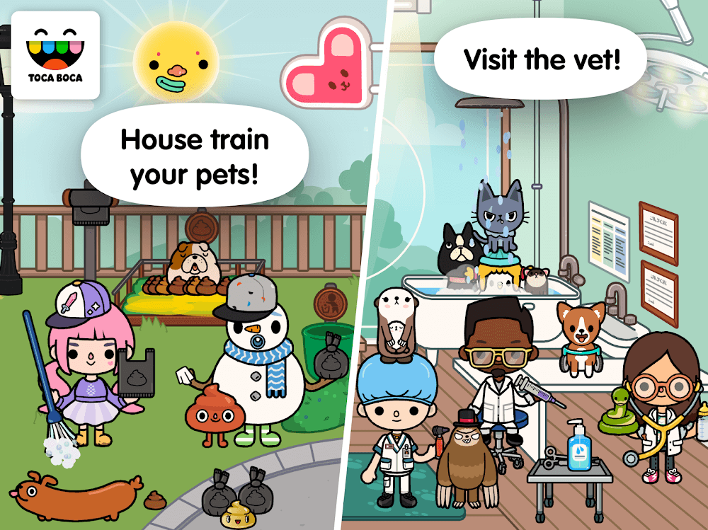 Toca Life: Pets v1.2 APK + OBB (Full) Download for Android