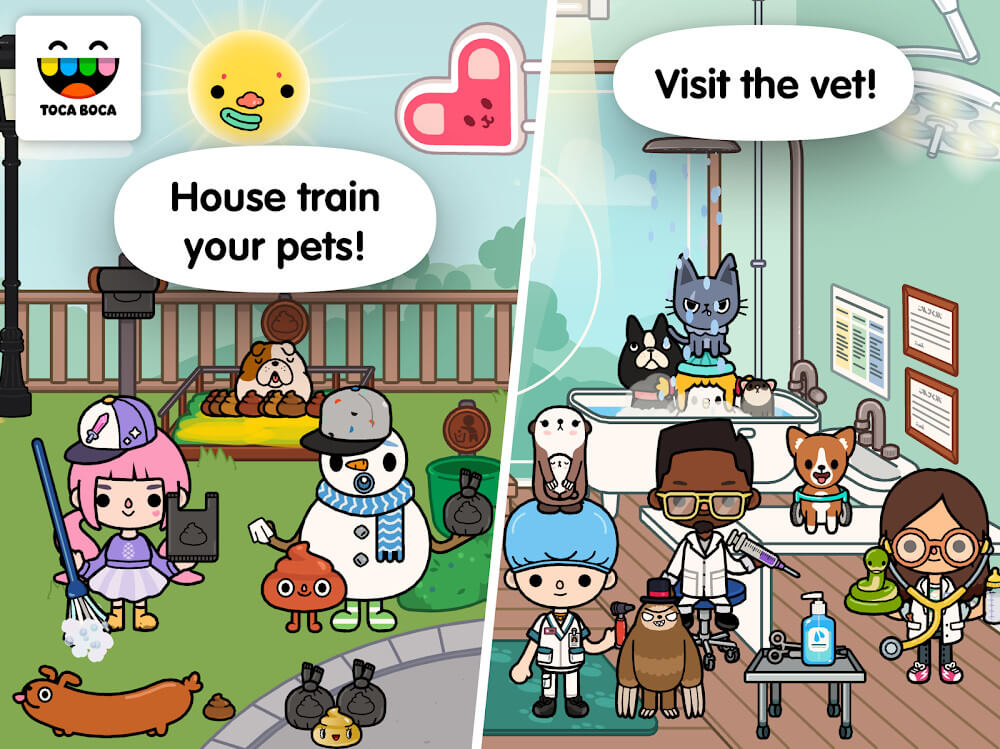 Toca Life: Pets v1.4 APK + OBB (MOD, Unlocked All)