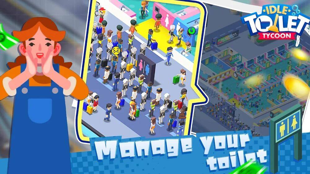 Toilet Empire Tycoon v1.2.11 MOD APK (Unlimited Gems)