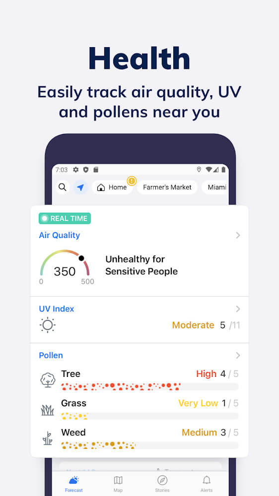 Tomorrow.io v2.18.0 b6053 MOD APK (Premium Unlocked)