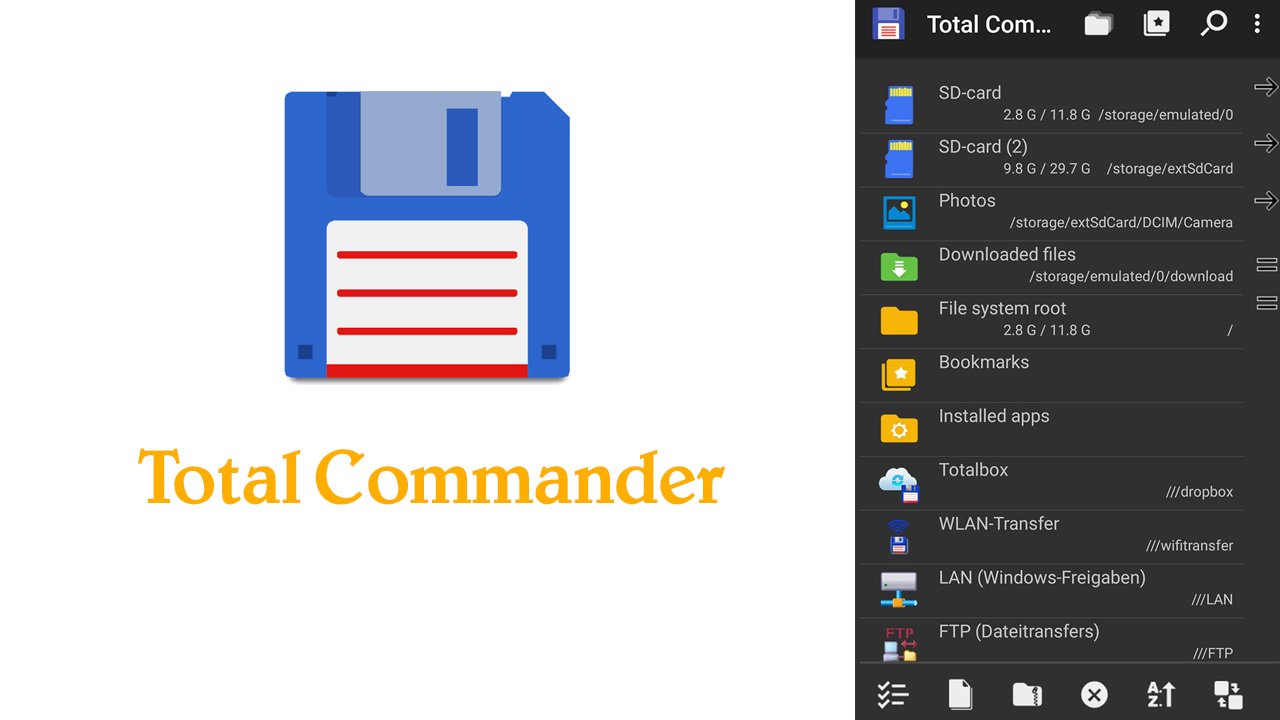 Total Commander MOD APK 3.50 (Disable Greenify detection)