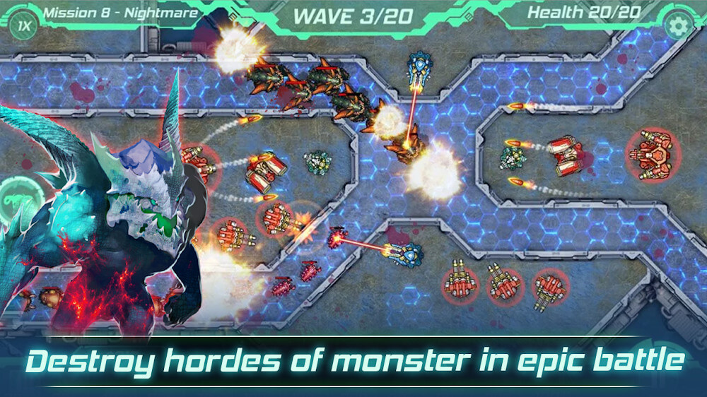 Tower Defense Zone v1.6.12 APK + MOD (Menu/God Mode, Money, Speed)