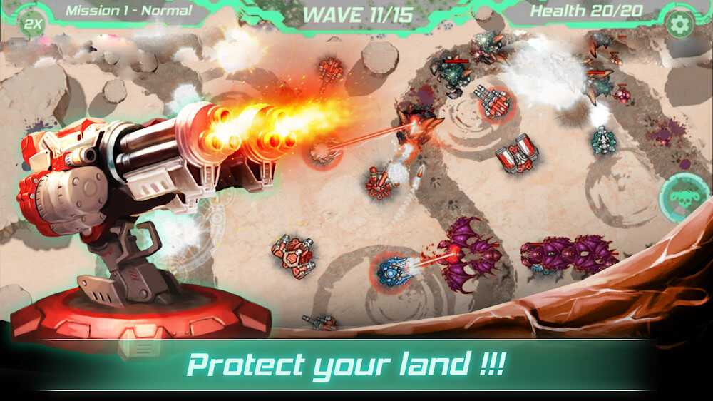 Tower Defense Zone v1.6.12 APK + MOD (Menu/God Mode, Money, Speed)