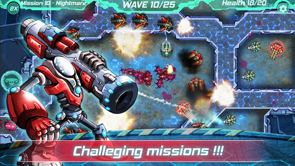 Tower Defense Zone v1.6.12 APK + MOD (Menu/God Mode, Money, Speed)