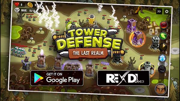 Tower defense: The Last Realm – Td game 1.3.5 Apk + Mod (Money) Android