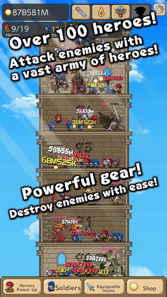 Tower of Hero v2.1.2 MOD APK (Unlimited Money)