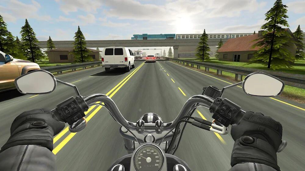 Traffic Rider v1.99b MOD APK (Unlimited Money, Menu)