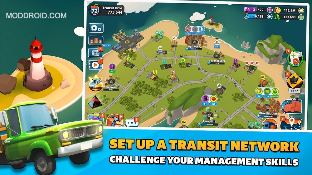 Transit King Tycoon: Seaport v4.25 MOD APK (Free Shopping)