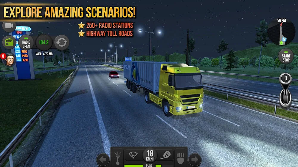 Truck Simulator 2018: Europe v1.3.4 APK + MOD (Unlimited Money)