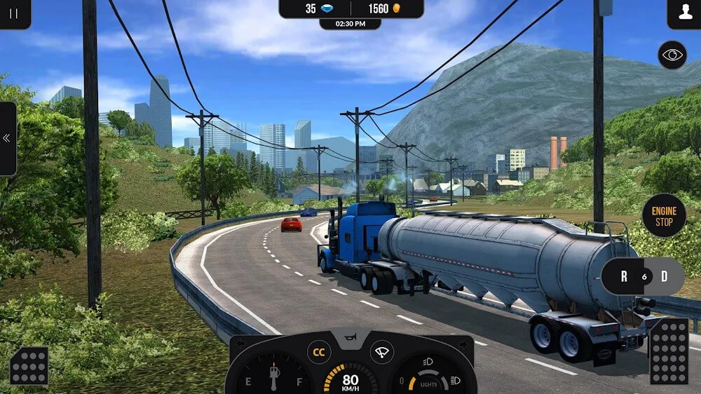 Truck Simulator PRO 2 v1.8 APK + OBB (MOD, Unlimited Money)