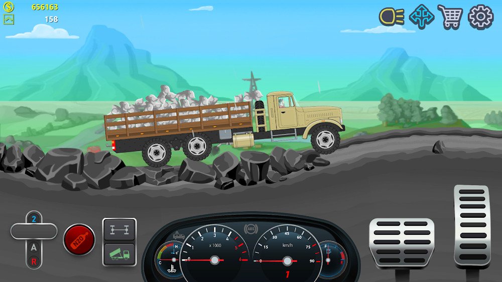 Trucker Real Wheels - Simulator v4.5.0 MOD APK (Unlimited Money)