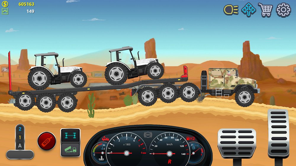 Trucker Real Wheels - Simulator v4.5.0 MOD APK (Unlimited Money)