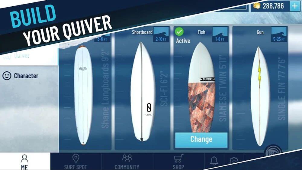 True Surf v1.1.54 MOD APK (Unlimited Money, Unlocked Skins)